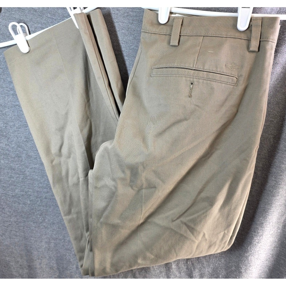 Dockers Chino Pants Short Mens‎ 36x30 36 x 30 Khaki Tan Classic Fit Cotton Twill